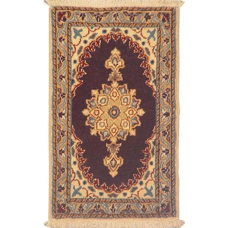 One Of The Kind Persian Nain Rug 2'0" x 1'2"